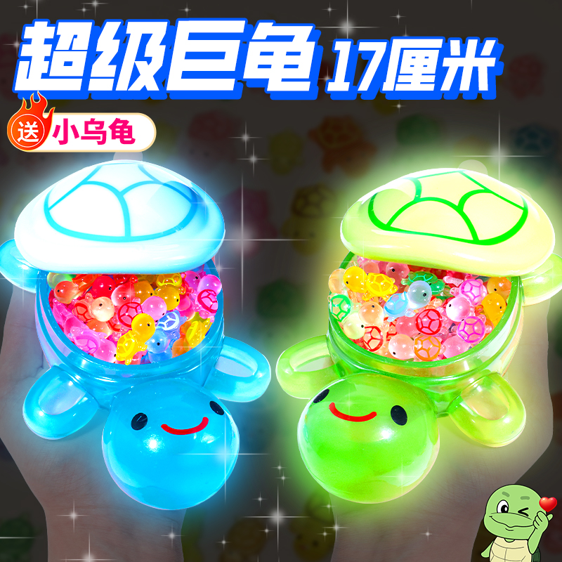 盖子打开装乌龟的乌龟收纳盒玩具