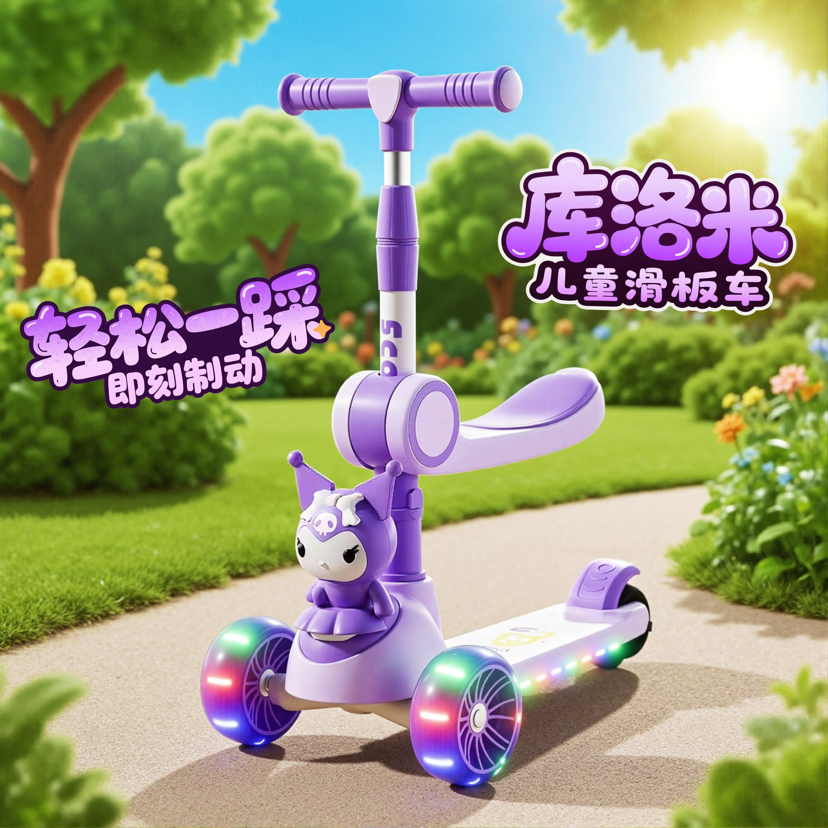 儿童滑板车可坐可骑玩具