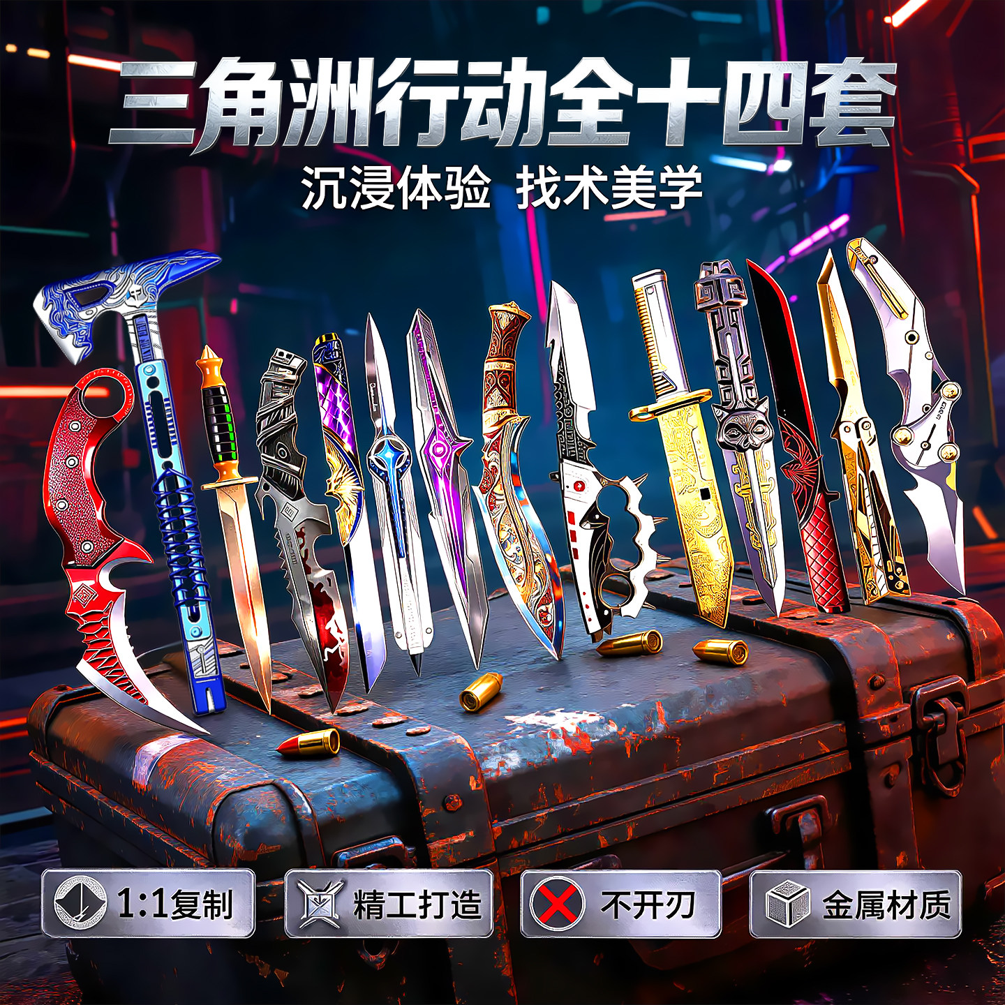 三角洲行动周边全套刀皮图片