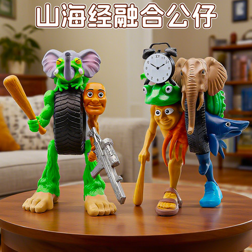 ai外国山海经儿童积木