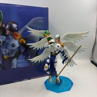 数码宝贝周边雕像 天史兽手办 战斗暴龙加鲁鲁天使天女兽模型摆件