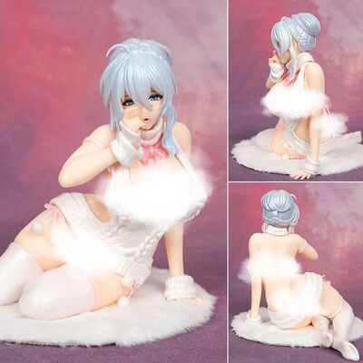 纯欲深冬雪之女雪乃毛衣美少女二次元动漫周边摆件桌搭模GK型礼物