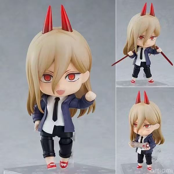 Q版粘土 电锯人 1580# 帕瓦 恶魔人 可动换脸公仔手办模型摆件礼