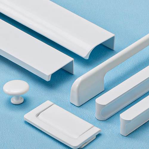 隐形拉手橱柜白色现代简约