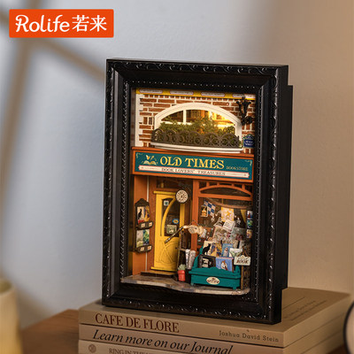 rolife若来相框diy小屋框景物语微缩场景手工拼装模型积木礼物女