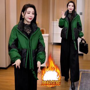 JOYIASS2025冬季新款时尚宽松服韩版宽松休闲加绒加厚袄外套女装