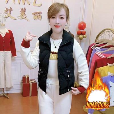 JOYIASS巨好看的初冬加绒马甲女款2025新款今年流行爆款加厚保暖