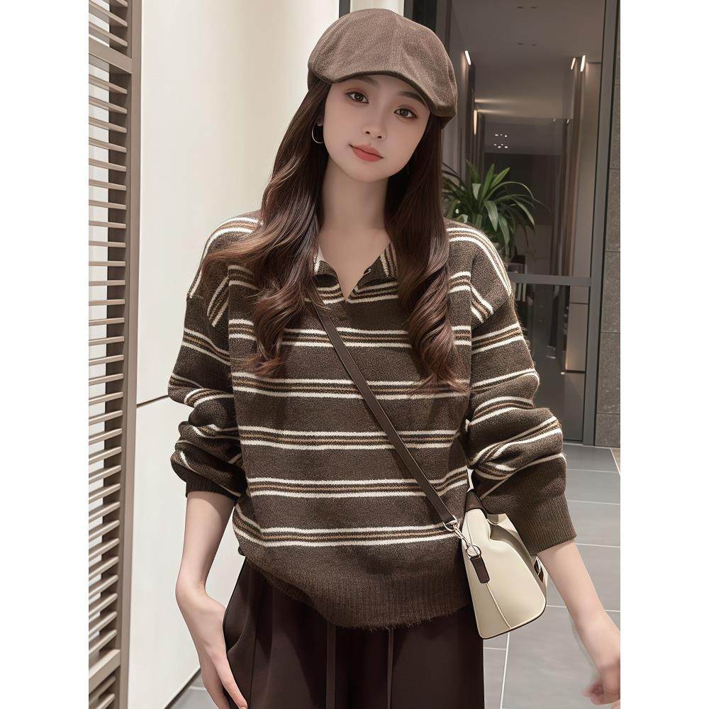 JOYIASS今年流行休闲运动套装女秋季2025新款小香风爆款毛衣阔腿