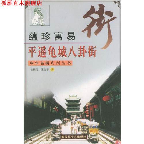 【正版书】 平遥龟城八卦街 中华名街系列丛书 裴梅琴,巩致平 著 文艺出版社