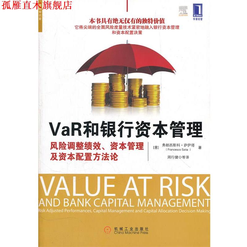 【正版书】 VaR和银行资本管理:风险调整绩效、资本管理及资本配置方法论 (意)萨伊塔　著,周行健　等译 机械工业出版社