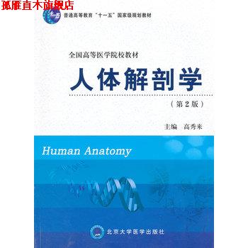 【正版书】 人体解剖学 高秀来 北京大学医学出版社