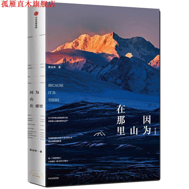 【正版书】 因为山在那里 陈业伟 中信出版社