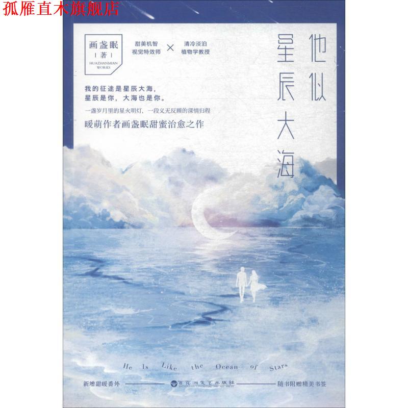 【正版书】 他似星辰大海 画盏眠 百花洲文艺出版社