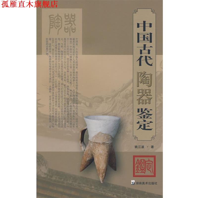 【正版书】 中国古代陶器鉴定 姚江波 著 湖南美术出版社