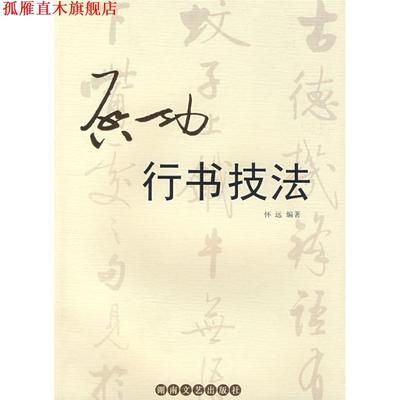 【正版书】 启功行书技法 怀远 编著 湖南文艺出版社