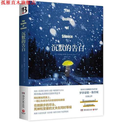 【正版书】 沉默的告白 罗莎蒙德 勒普顿(Rosamund Lupton) 湖南文艺出版社