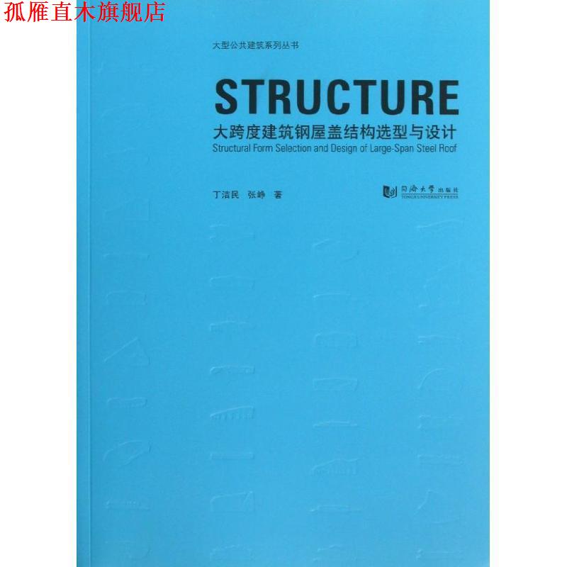 【正版书】 大跨度建筑钢屋盖结构选型与设计 丁洁民, 张峥 同济大学出版社