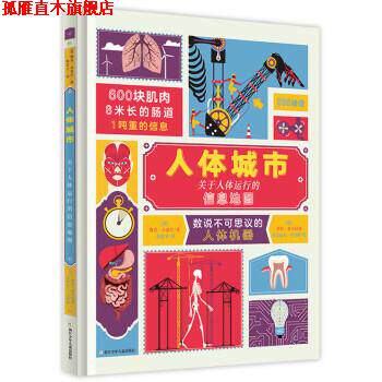 【正版书】 一本关于人体的科普“大”书：人体城市 [法]雅克·吉夏尔,奇想国童书,法]萨拉·塔韦尼耶,亚 浙江少年儿童出版社