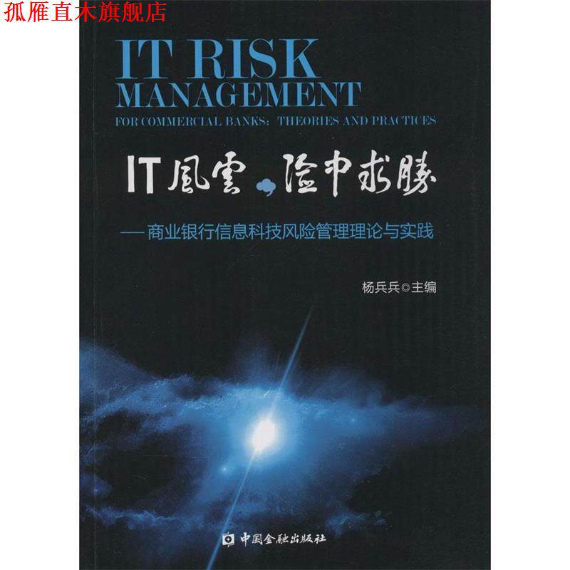 【正版书】 IT风云,险中求胜:商业银行信息科技风险管理理论与实践 杨兵兵 编 中国金融出版社