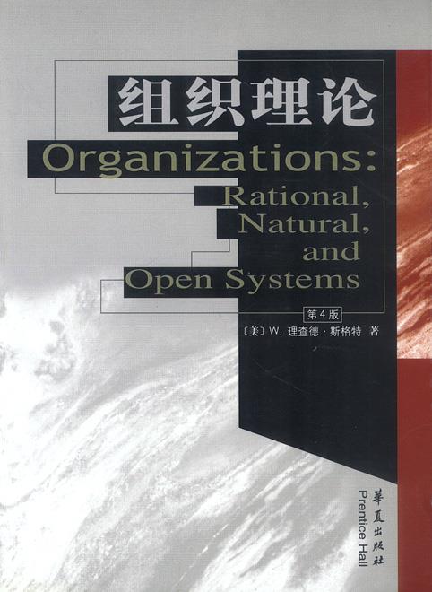 【正版书】 组织理论:理性、自然和开放系统 [美]斯格特 著,黄洋等 译 华夏出版社