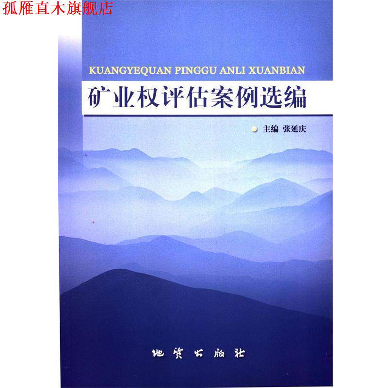 【正版书】 矿业权评估案例选编 张延庆 主编 地质出版社