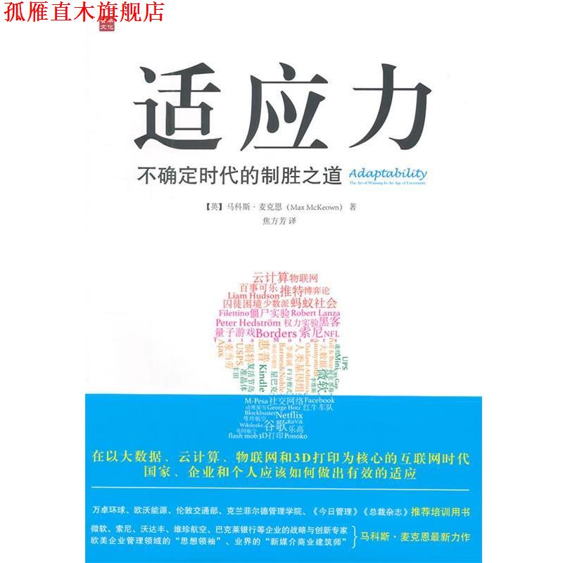 【正版书】 适应力:不确定时代的制胜之道 【英】麦克恩　著,焦方芳　译 人民邮电出版社