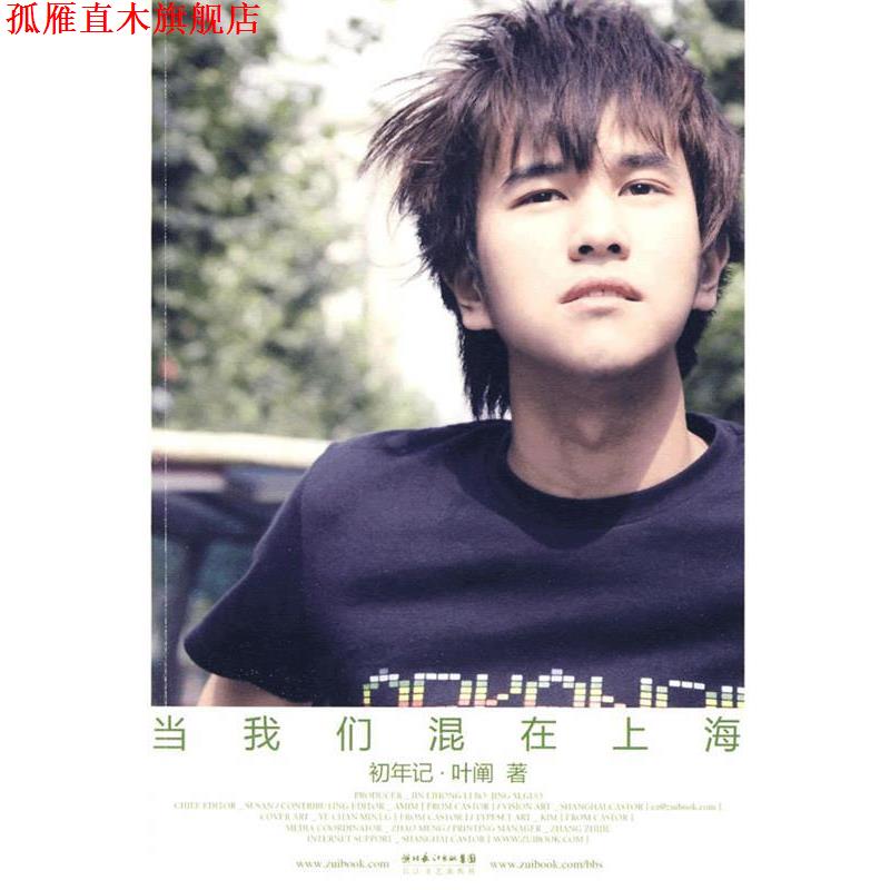 【正版书】 当我们混在上海 叶阐　著 长江文艺出版社