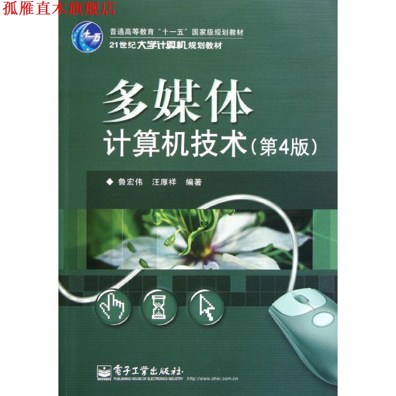 【正版书】 多媒体计算机技术 鲁宏伟,汪厚祥　编著 电子工业出版社