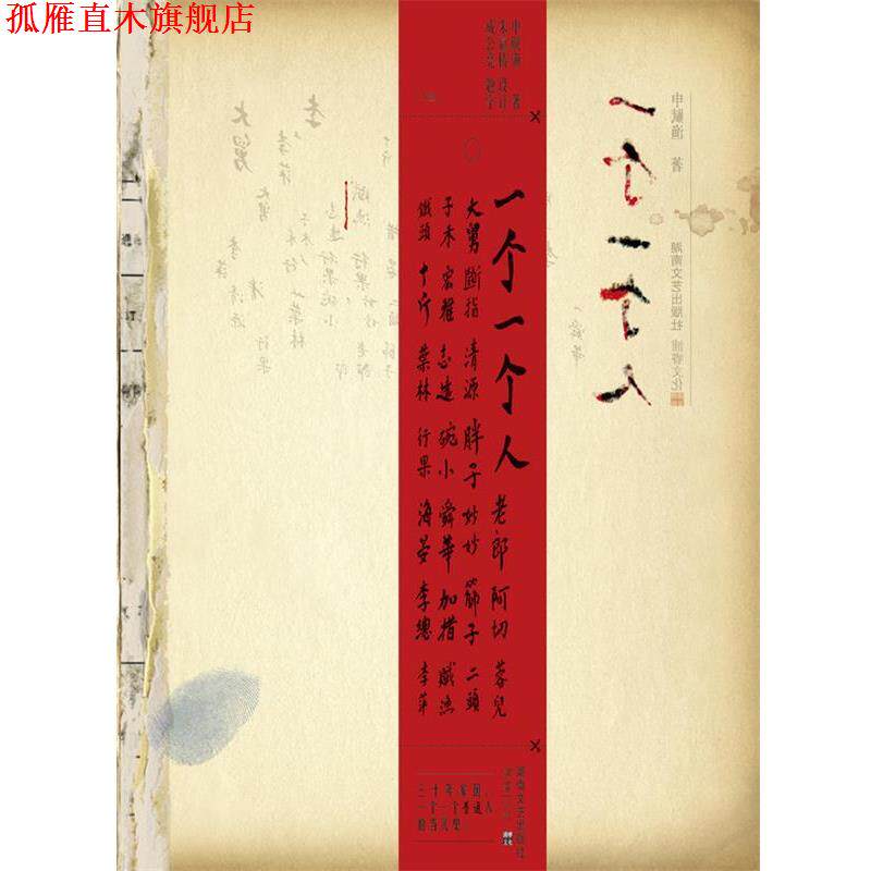 【正版书】 一个一个人 申赋渔 著 湖南文艺出版社