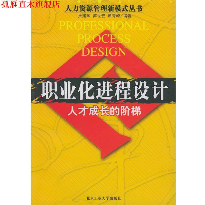 【正版书】 职业化进程设计:人才成长的阶梯——人力资源管理新模式丛书 张建国,窦世宏,彭青峰 编著 北京工业大学出版社