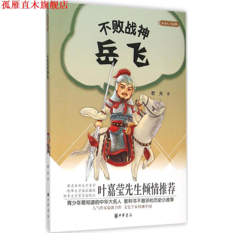 【正版书】 大名人小故事:不败战神岳飞 君天 著 中华书局