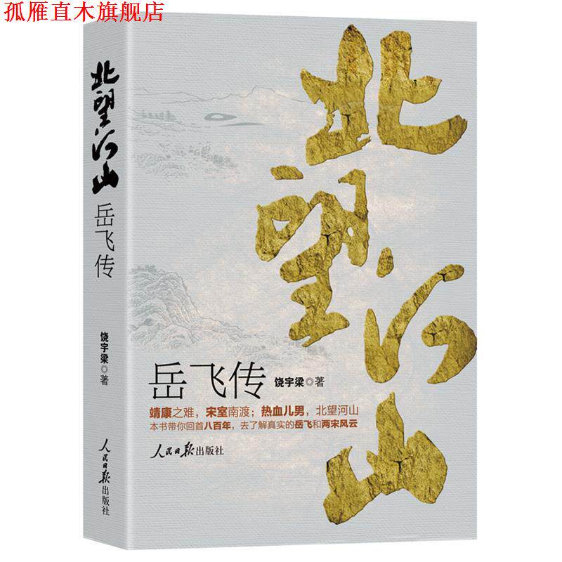 【正版书】 北望河山:岳飞传 饶宇梁 人民日报出版社