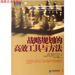 【正版书】 战略规划的高效工具与方法 罗德.内皮尔 克林特.赛德尔 帕特里克.沙南汉 企业管理出版社