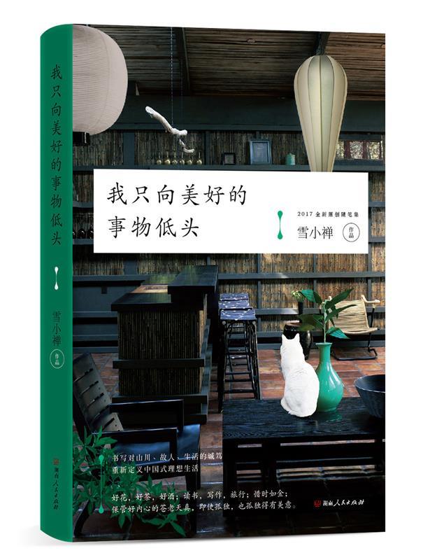 【正版书】 我只向美好的事物低头 雪小禅 湖南人民出版社
