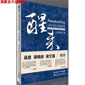 【正版书】 醒来:110年的中国变革 许知远 著 湖北人民出版社