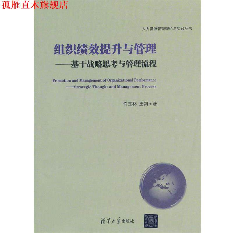【正版书】 组织绩效提升与管理-基于战略思考与管理流程 许玉林,王剑 著 清华大学出版社