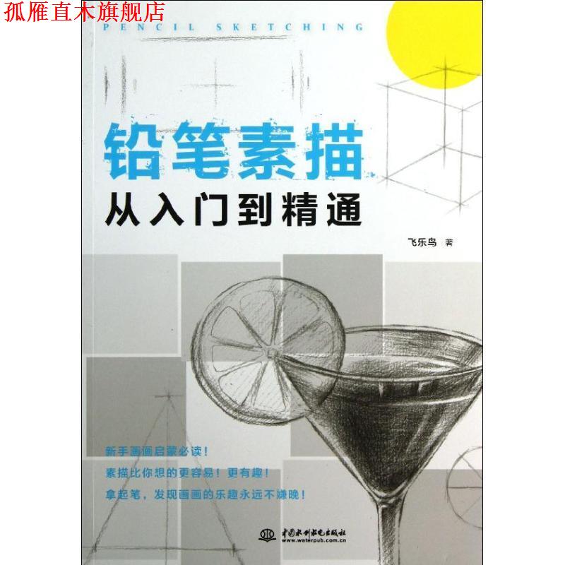 【正版书】 铅笔素描从入门到精通 飞乐鸟 中国水利水电出版社