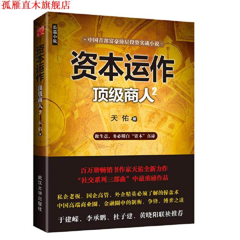 【正版书】 资本运作:商人2 天佑 武汉大学出版社