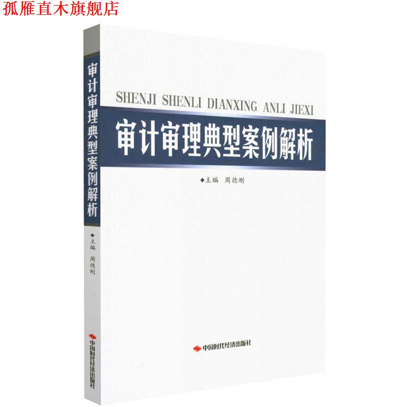 【正版书】 审计审理典型案例解析  中国时代经济出版社