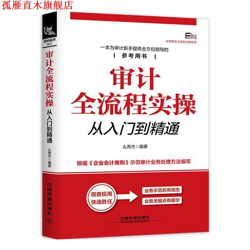 【正版书】 审计全流程实操从入门到精通 么秀杰 中国铁道出版社