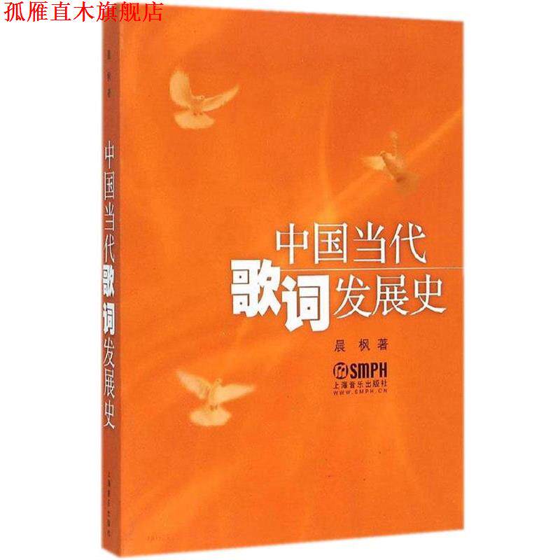 【正版书】 中国当代歌词发展史 晨枫 著 上海音乐出版社
