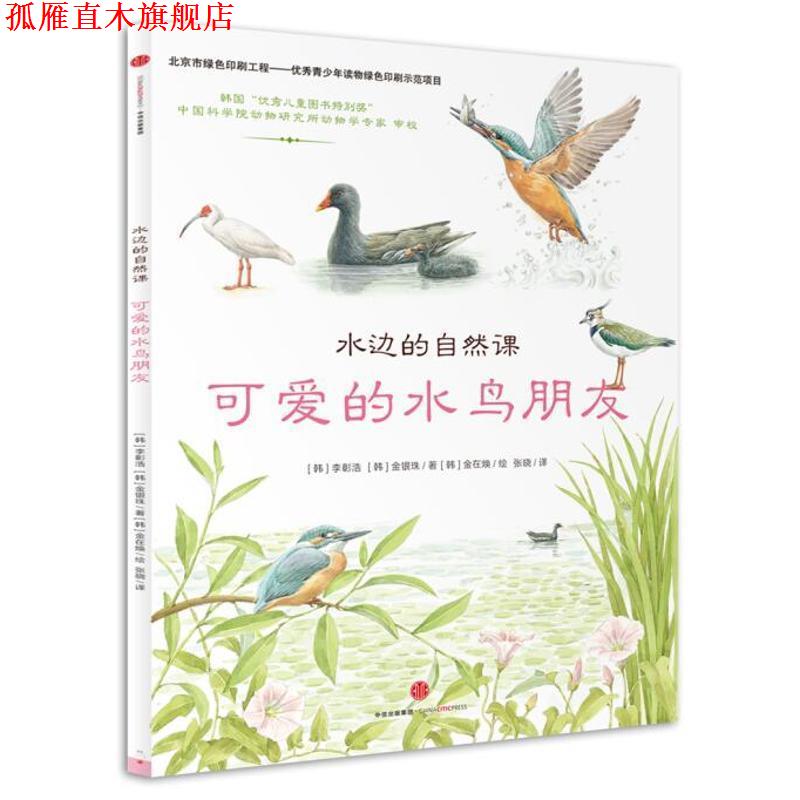 【正版书】 水边的自然课:可爱的水鸟朋友 (韩)金雄西 著 中信出版社