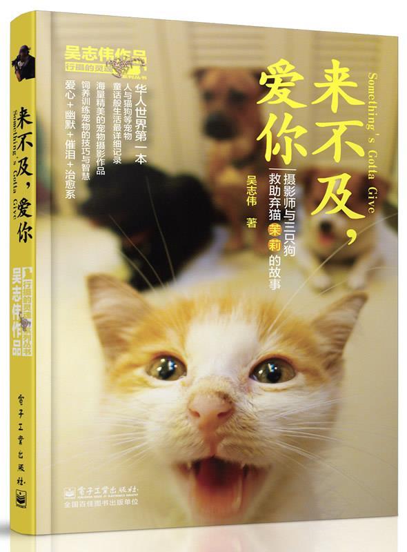 【正版书】来不及爱你-摄影师与三只狗救助弃猫茉莉的故事 吴志伟