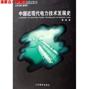 【正版书】 中国近现代电力技术发展史 黄晞,路甬祥 著 山东教育出版社