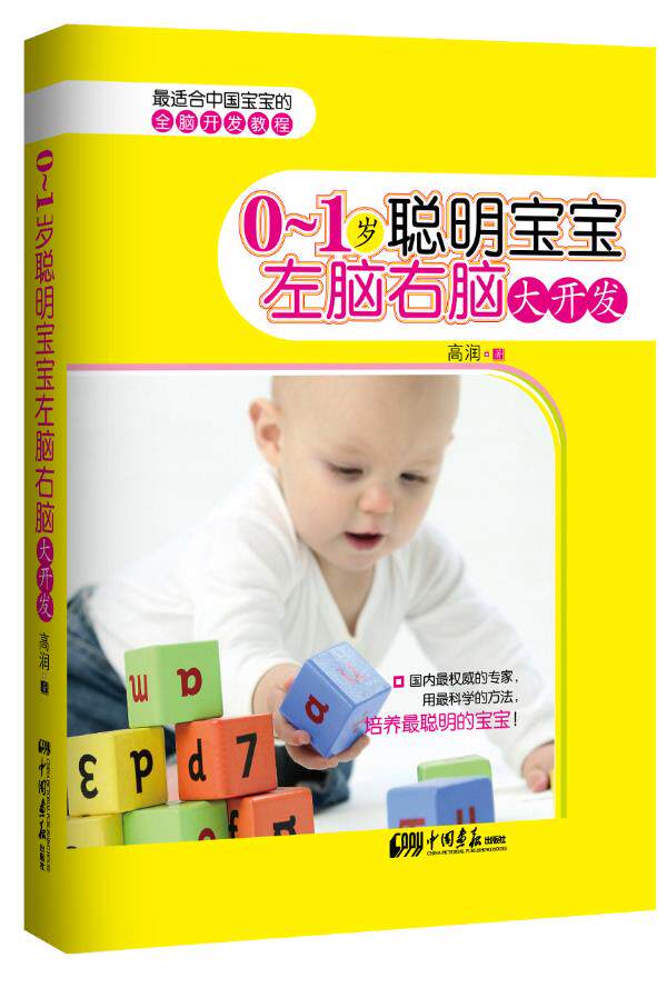 【正版书】 0~1岁聪明宝宝左脑右脑大开发 高润