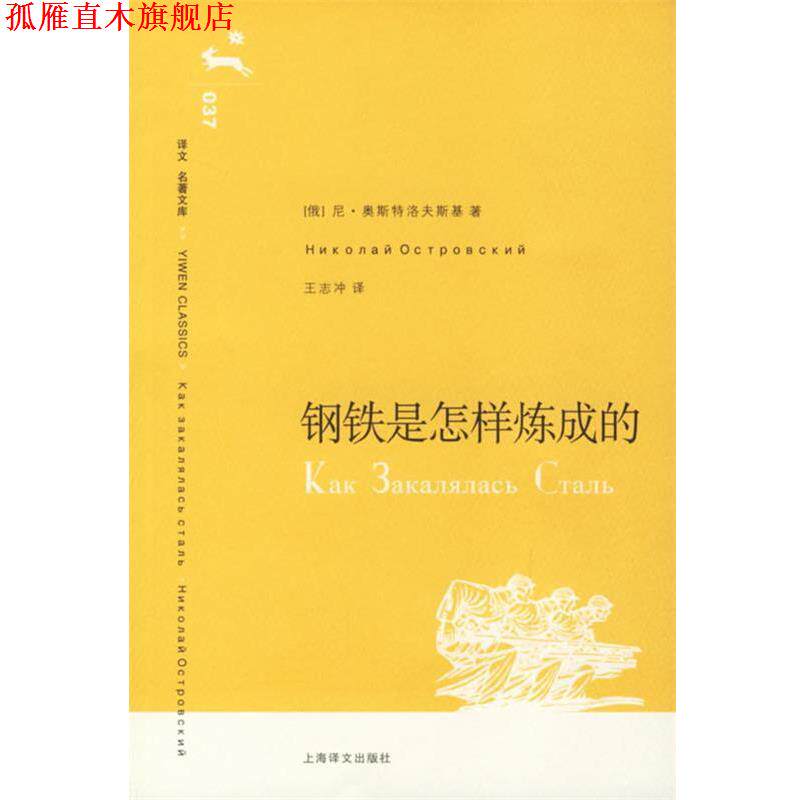 【正版书】 钢铁是怎样炼成的 (俄)奥斯特洛夫斯基 著,王志冲 译 上海译文出版社