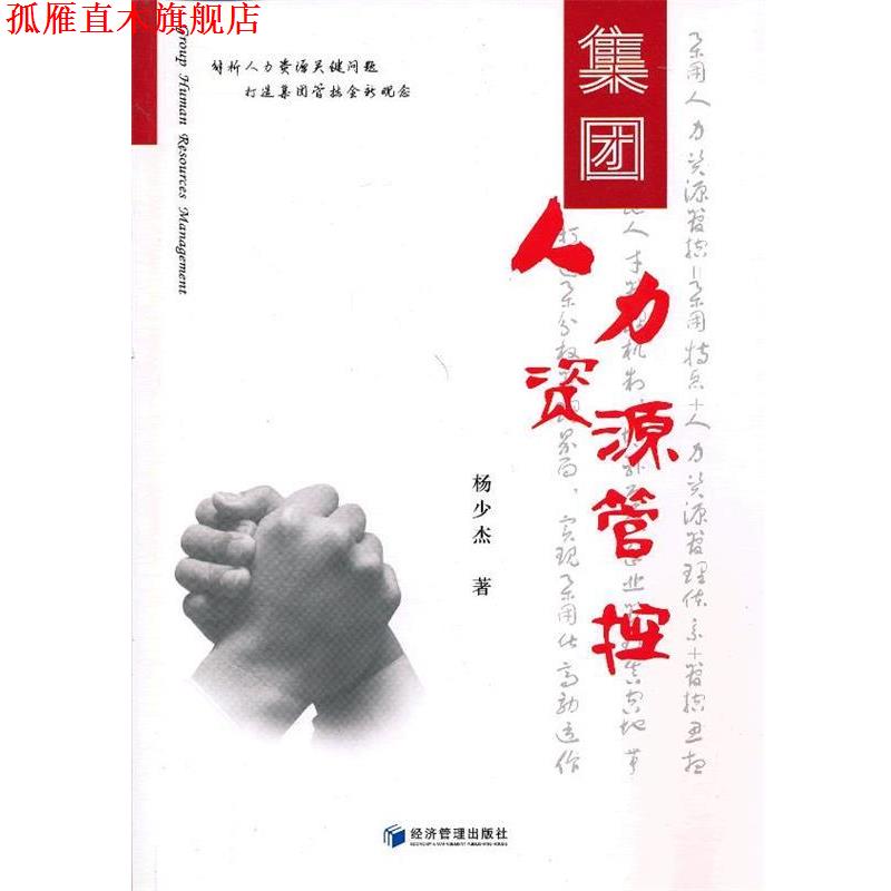 【正版书】 集团人力资源管控 杨少杰 经济管理出版社