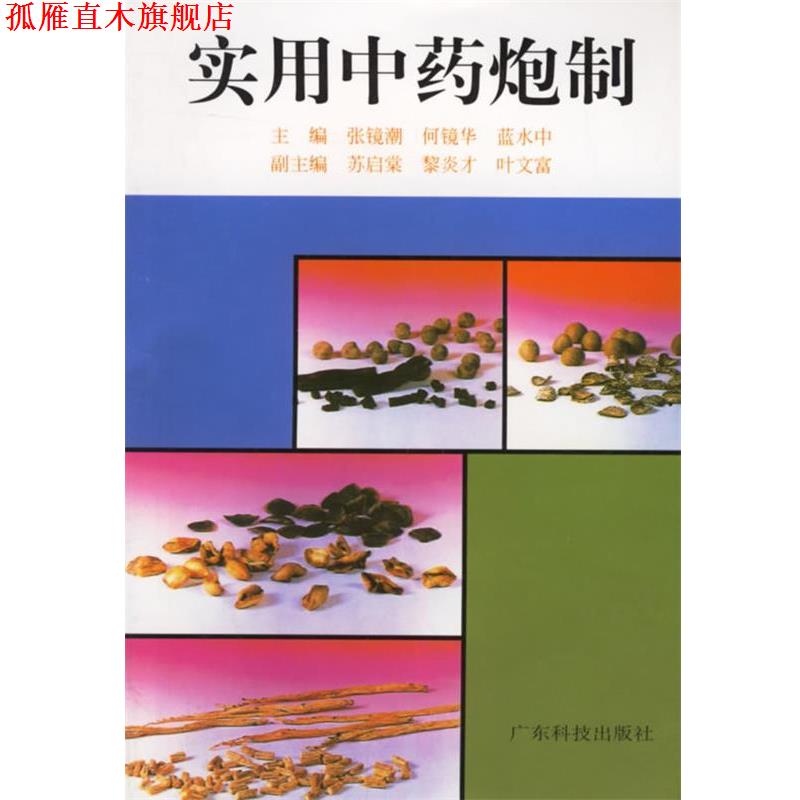 【正版书】 实用中药炮制 张镜湖 等主编 广东科技出版社