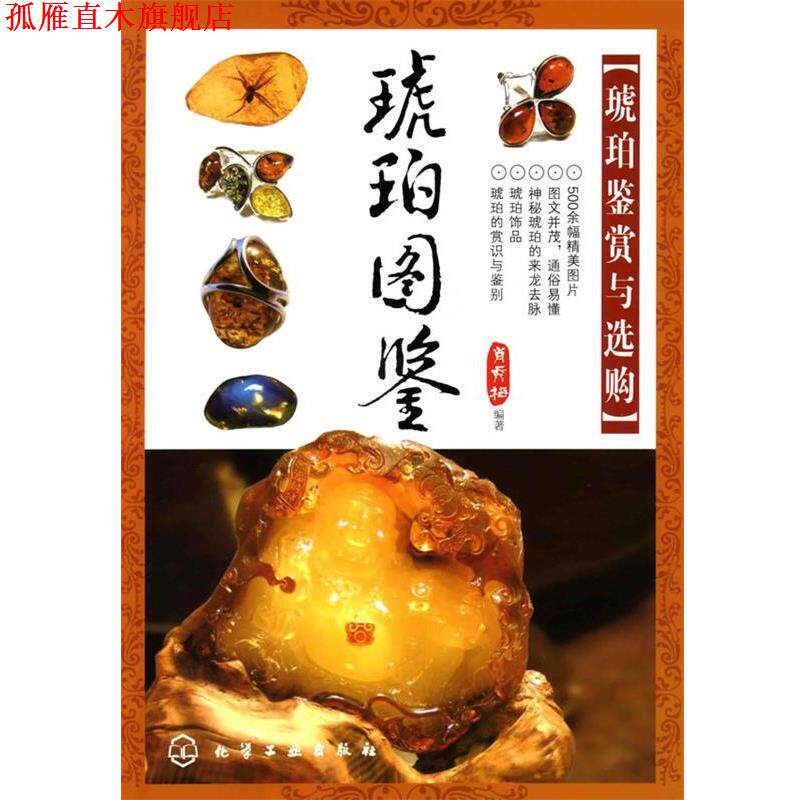 【正版书】 琥珀图鉴--琥珀鉴赏与选购 肖秀梅 编著 化学工业出版社