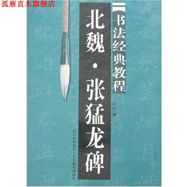 【正版书】 北魏张猛龙碑字帖 书法经典教程系列 苏杭 四川美术出版社